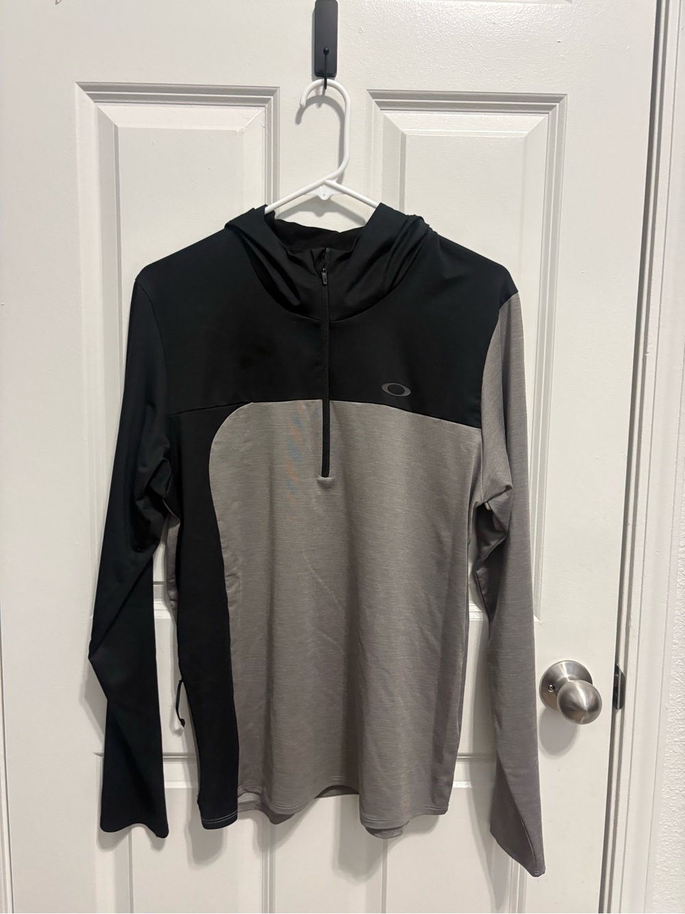 OAKLEY GRAVITY RANGE Men's Pullover Hoodie - Dark Slate Heather - Size Small